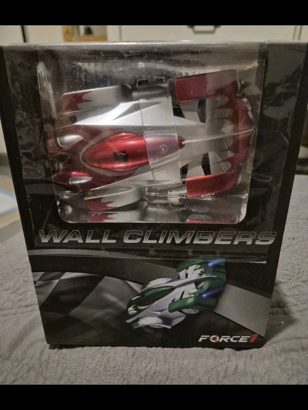 Wall Climbers Remote Car - Silver & Metallic Red